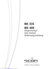 SCAN domestic BIC 335 User Manual