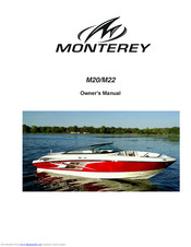 Monterey Boats M20 Owner's Manual