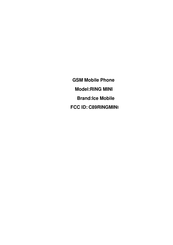 Ice Mobile RING MINI Manual