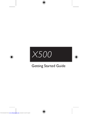 Intel X500 Getting Started Manual