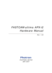 Photron FASTCAM ultima APX-i2 Hardware Manual