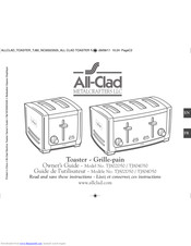 all-clad TJ804D50 Owner's Manual