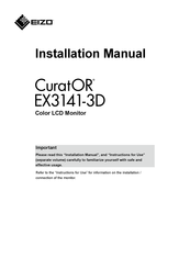 Eizo CuratOR EX3141-3D Installation Manual