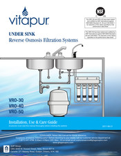 vitapur VRO-3Q Installation, Use & Care Manual
