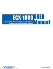 Vecow ECX-1000 series User Manual