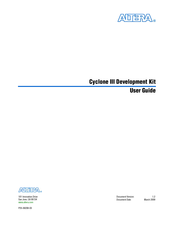 Altera Cyclone III User Manual