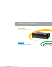 Sepura SCR8040 Installation And Operation Manual
