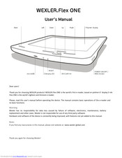 Wexler WEXLER.Flex ONE User Manual