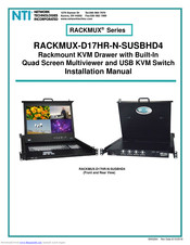 NTI RACKMUX-D17HR-N-SUSBHD4 Installation Manual
