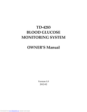 TaiDoc TD-4283 Owner's Manual
