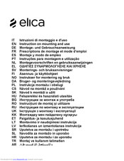 ELICA Etoile Instruction On Mounting And Use Manual