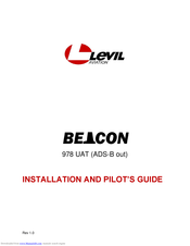 Levil Aviation Beacon 978 Series Installation And Pilot's Manual