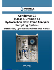 Michell Instruments Condumax II Installation Operation & Maintenance