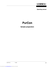 wtw PurCon Operating Manual