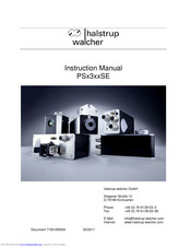 Halstrup-Walcher PS*3**SE series Instruction Manual