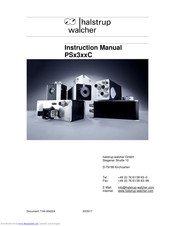 Halstrup-Walcher PS*3**C series Instruction Manual