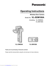 Panasonic VL-DM100A Operating Instructions Manual
