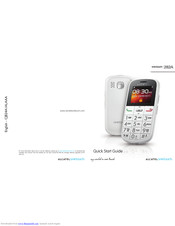Alcatel OneTouch 282A Quick Start Manual