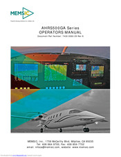 Memsic AHRS500GA-203 Operator's Manual