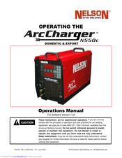 Nelson ArcCharger N550C DOMESTIC Operation Manual
