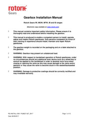 rotork IS Series Installation Manual