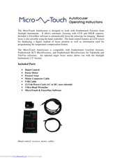 Starizona MicroTouch Autofocuser Operating Instructions Manual