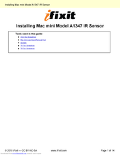 iFixit Mac Mini Model A1347 Installing