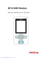Mindray BP10 NIBP Module Quick Reference Manual