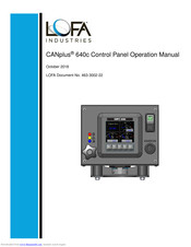 Lofa CANplus 640c Operation Manual