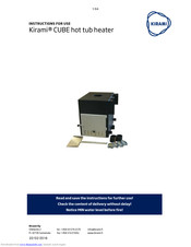 KIRAMI CUBE Instructions For Use Manual