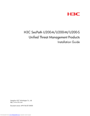H3C SecPath U200-A Installation Manual
