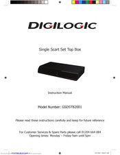 DigitLogic GSDSTB2001 Instruction Manual