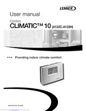 Lennox CLIMATIC 10 A122C-A123H User Manual