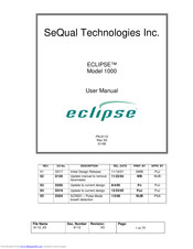 SeQual Technologies ECLIPSE 1000 User Manual