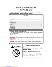 EZ TANKLESS CampChamp User Manual