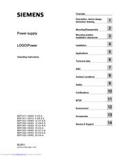 Siemens LOGO!Power 6EP1352-1SH03 Operating Instructions Manual