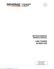 Generac Power Systems Link Tower 4x185W LED Owner's Manual