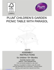 Plum 25075 Assembly Instructions Manual