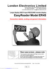 London Electronics EasyReader ER4S Instruction Manual