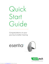 Microtech Esentia Quick Start Manual