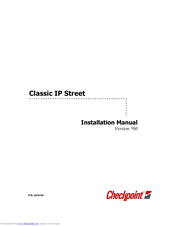 Checkpoint Classic IP Street Installation Manual