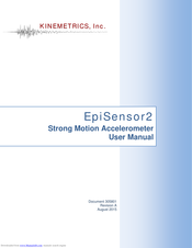 Kinemetrics EpiSensor2 User Manual