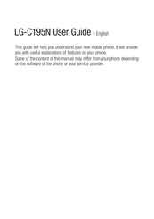 LG C195N User Manual