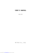 CM Tech CA-C90 User Manual