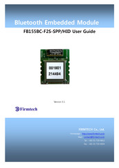 Firmtech FB155BC-F2S-SPP/HID User Manual