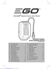 EGO POWER+ BAX1500 Operator's Manual