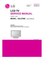 LG 22LU7000 Service Manual