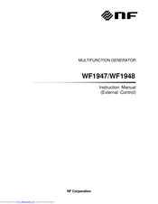 NF Wave Factory WF1947 Instruction Manual
