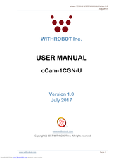 WITHROBOT oCam-1CGN-U User Manual