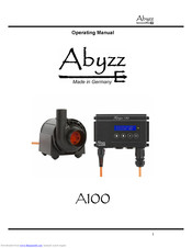 abyzz A100 Operating Manual